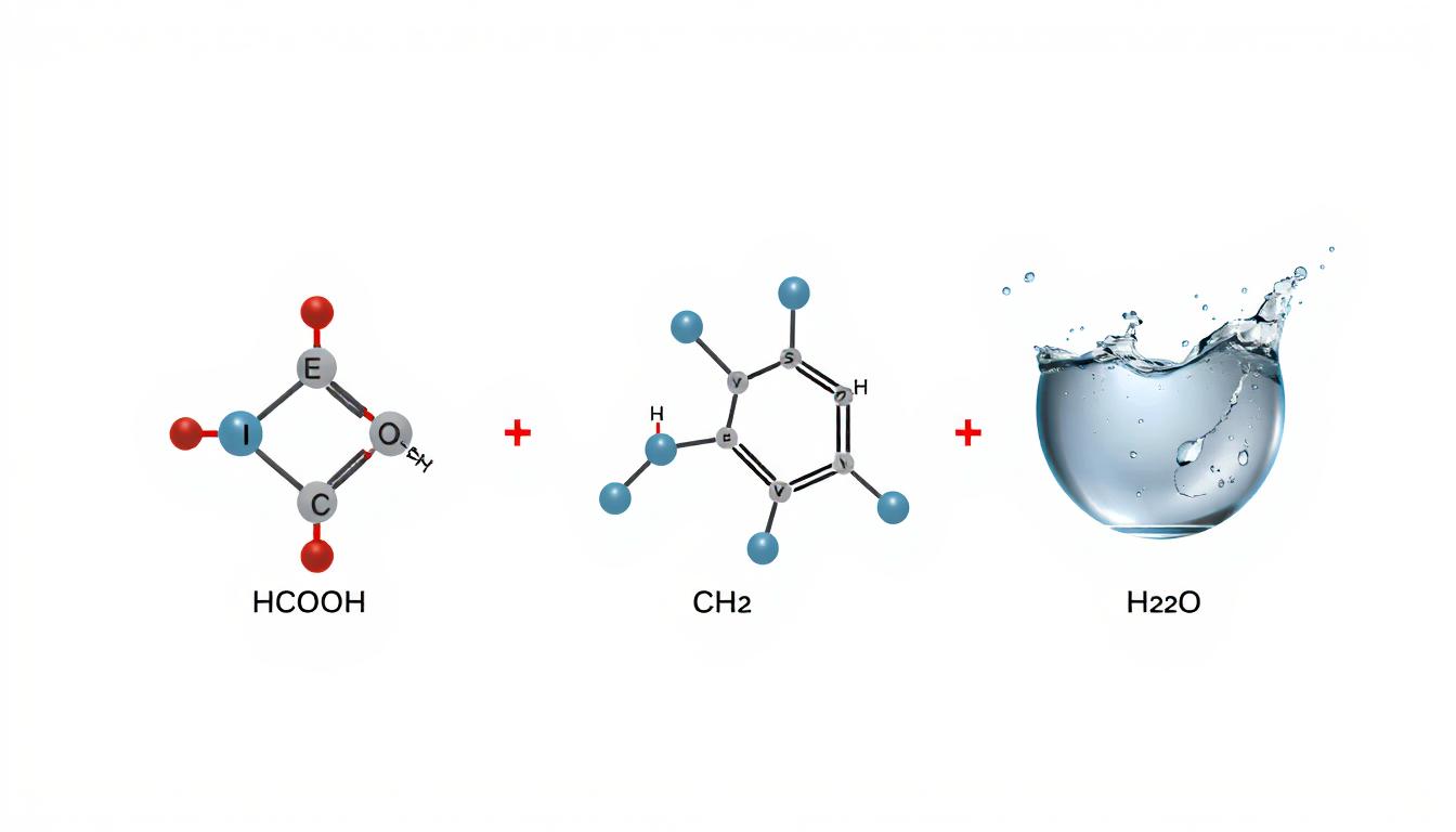 HCOOCH CH2 H2O