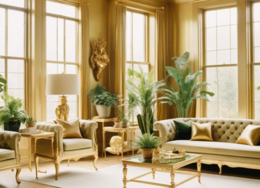 10 Stunning Ways to Use Gold Metallic Paint Spray in Home Décor